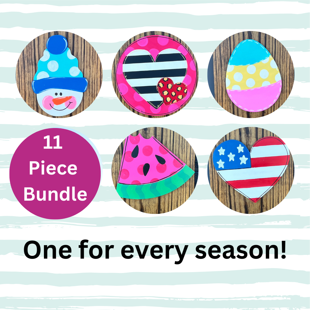 HOME Porch Leaner Letters with Button Daisy 3D Design and Attachment Bundle