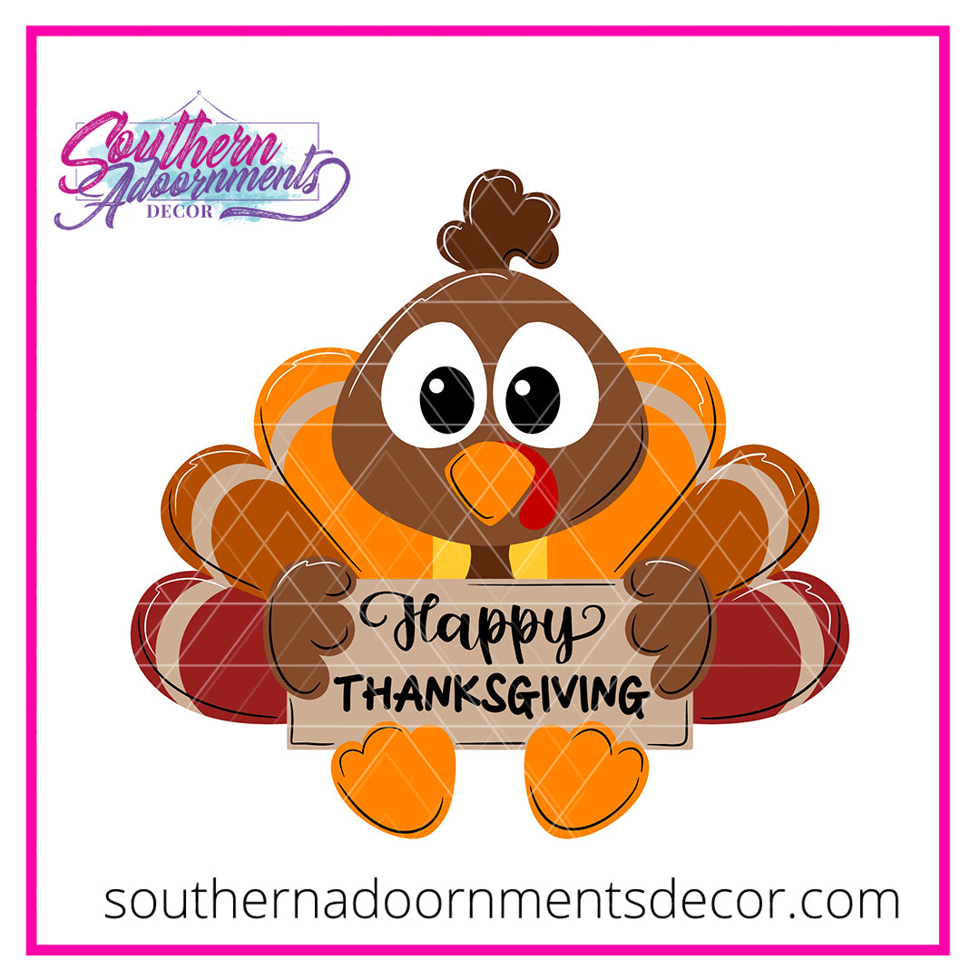 Cute Turkey Blank