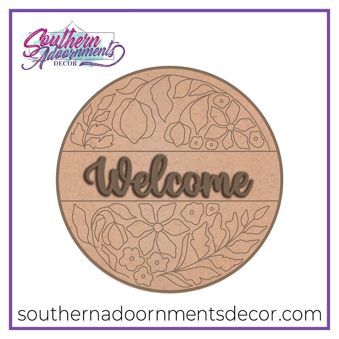 Mod Botanical Welcome Blank