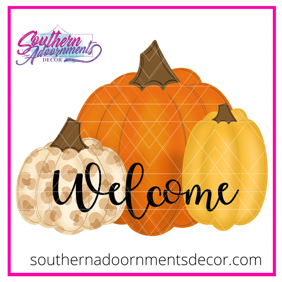 Pumpkin Welcome Blank