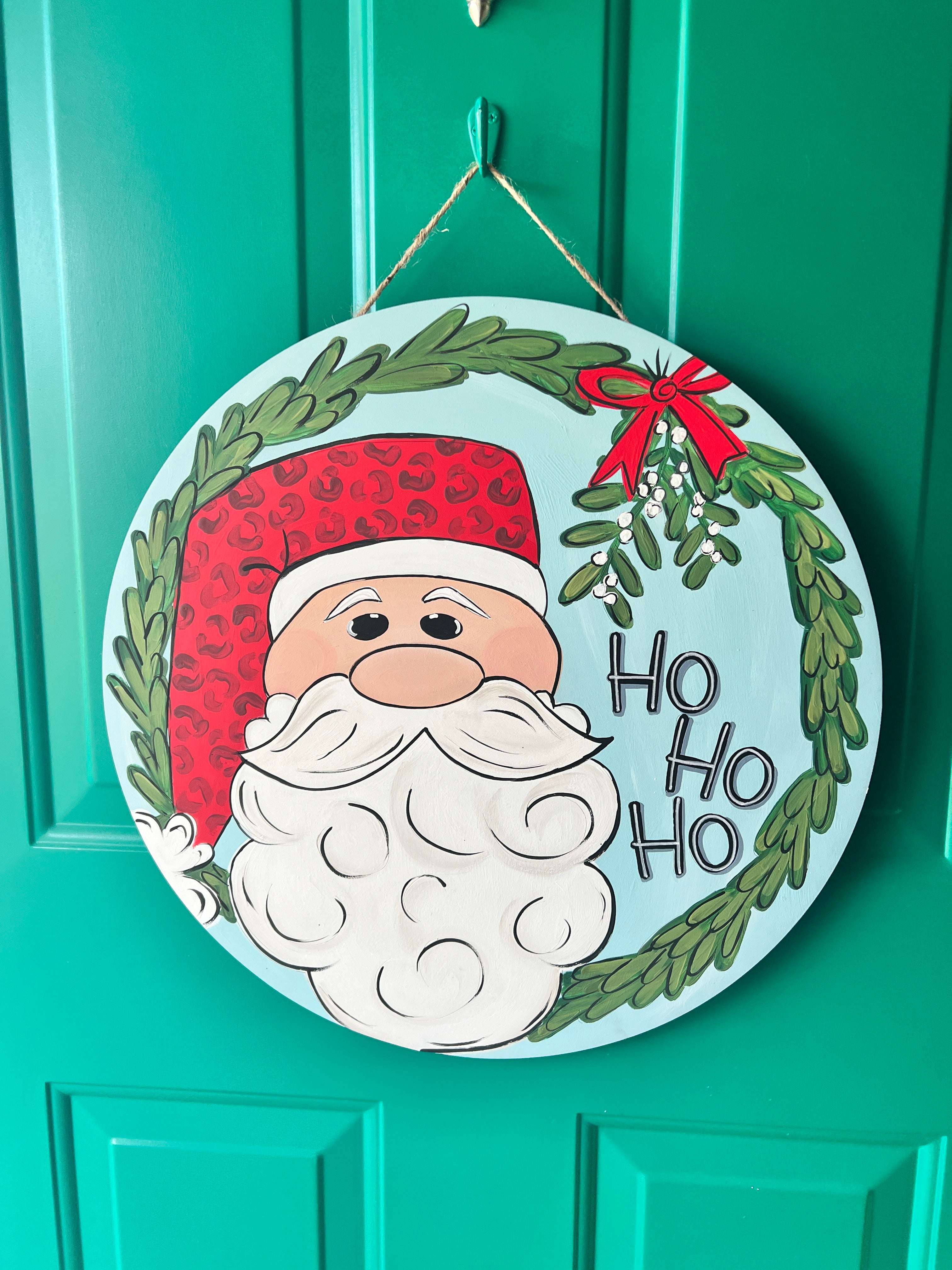 Mistletoe Santa Blank