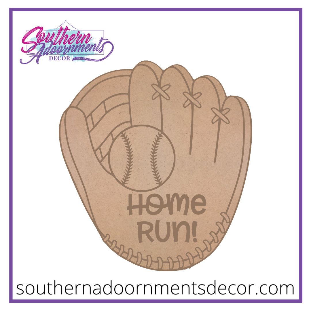Baseball Glove Wooden BLANK