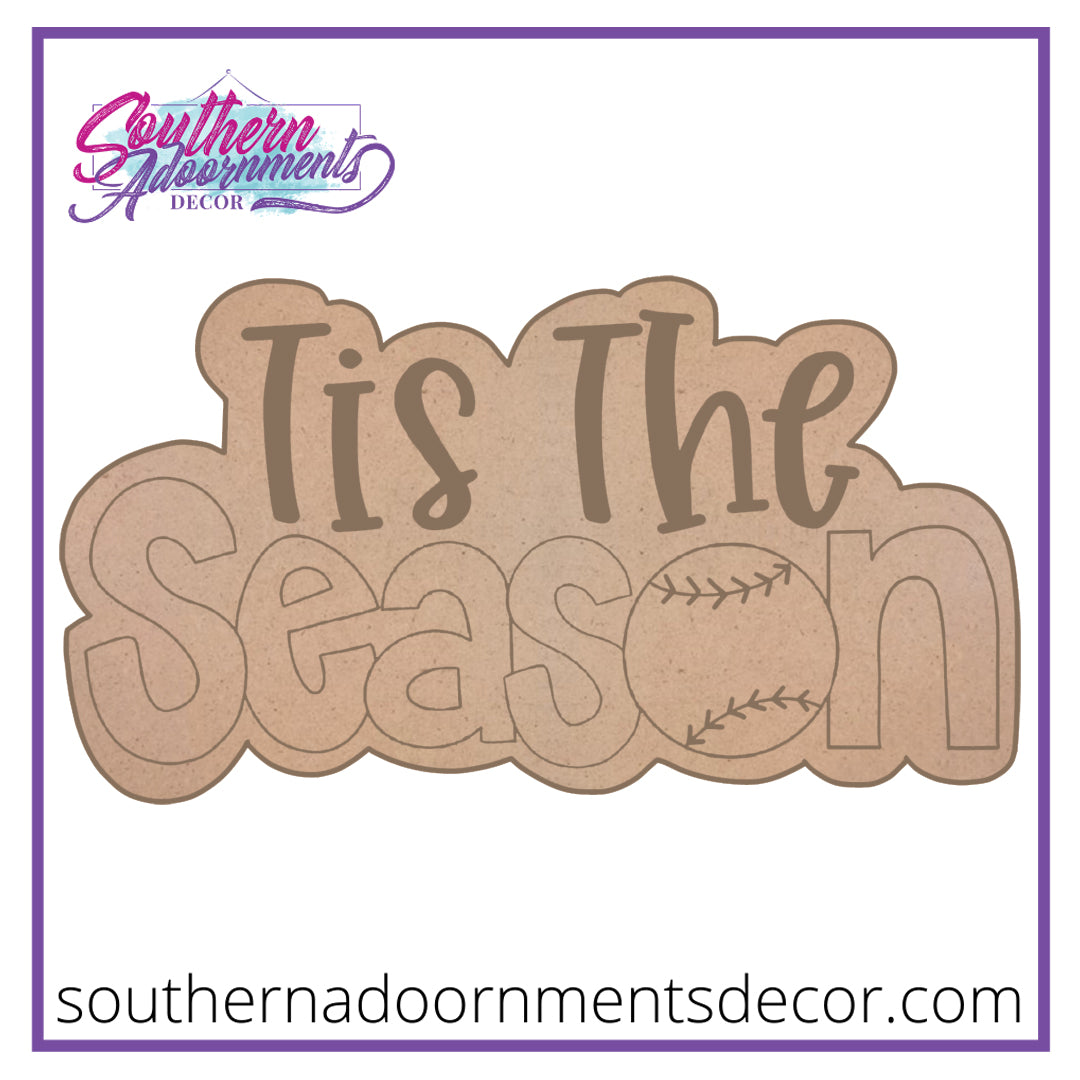 Baseball Season Wooden BLANK
