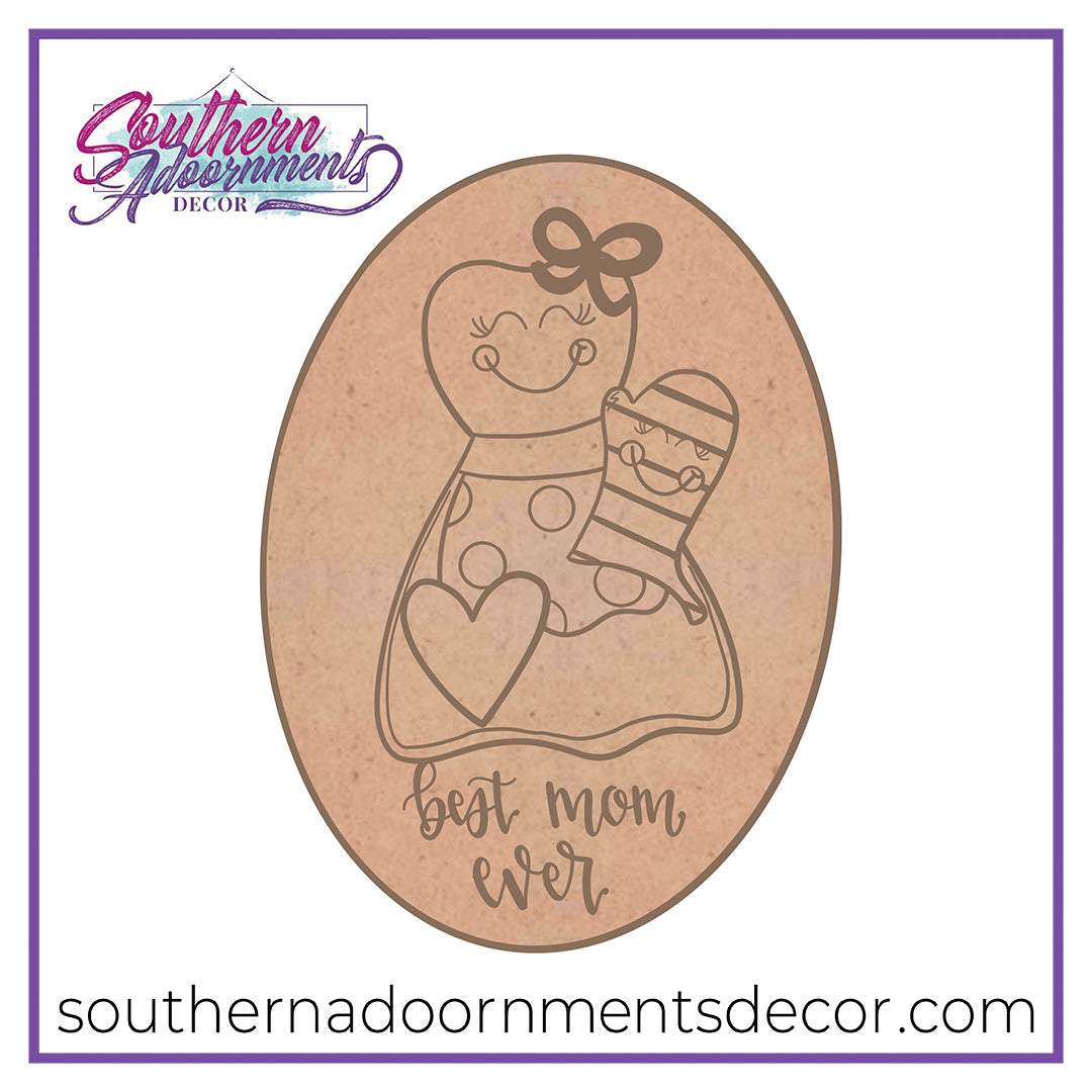 Best Mom Apron Blank