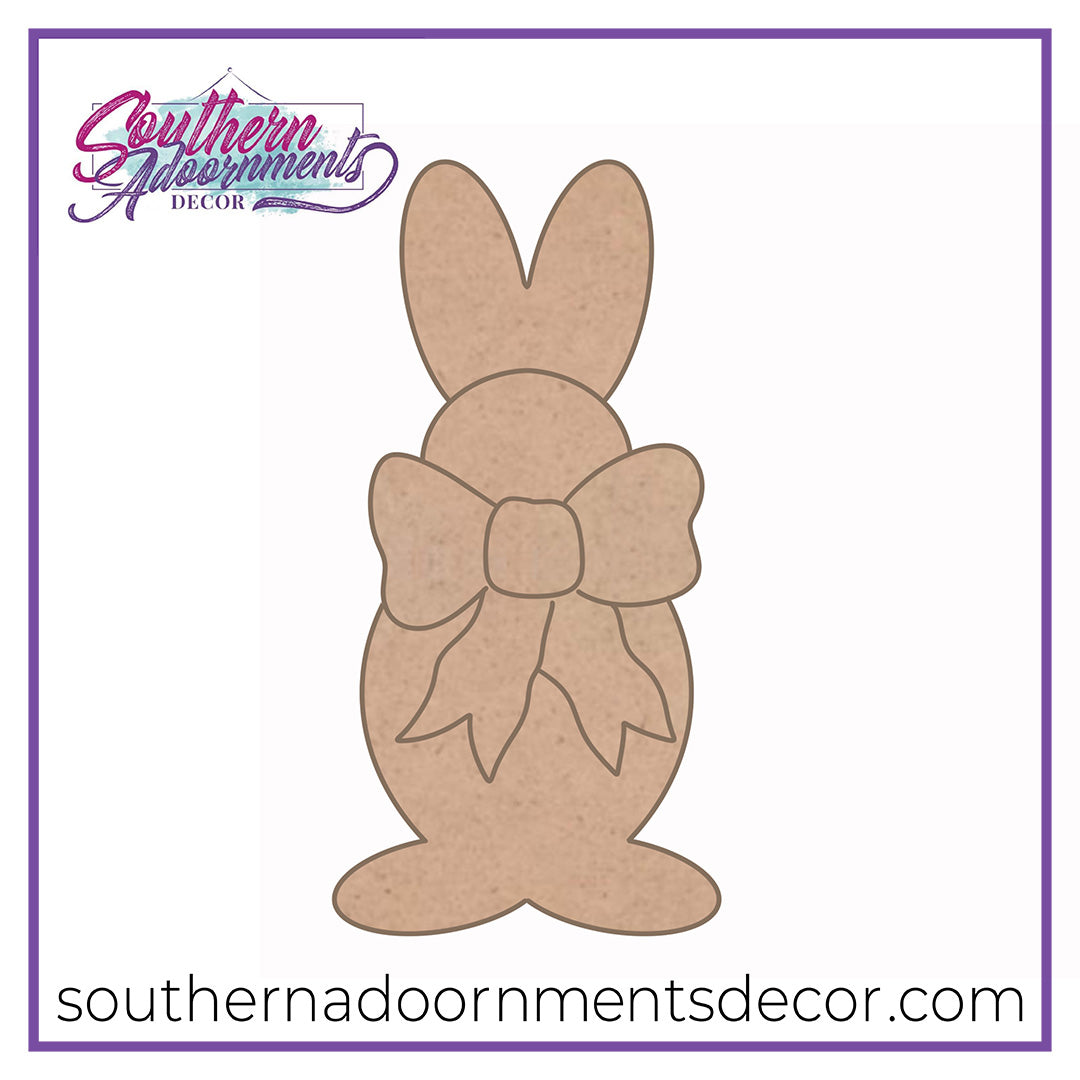 Big Bow Bunny Blank