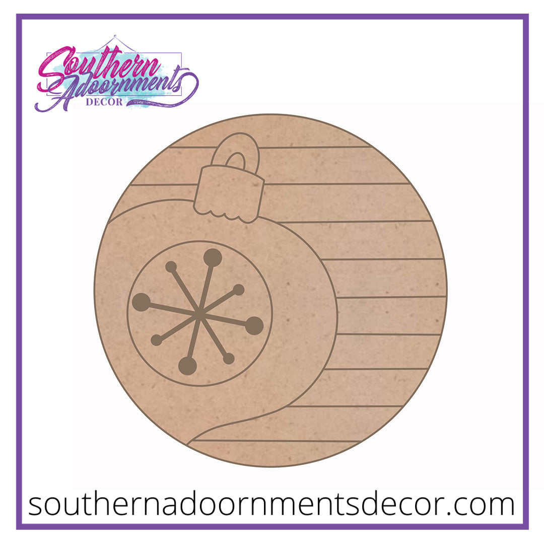 Big Ornament on Round Blank
