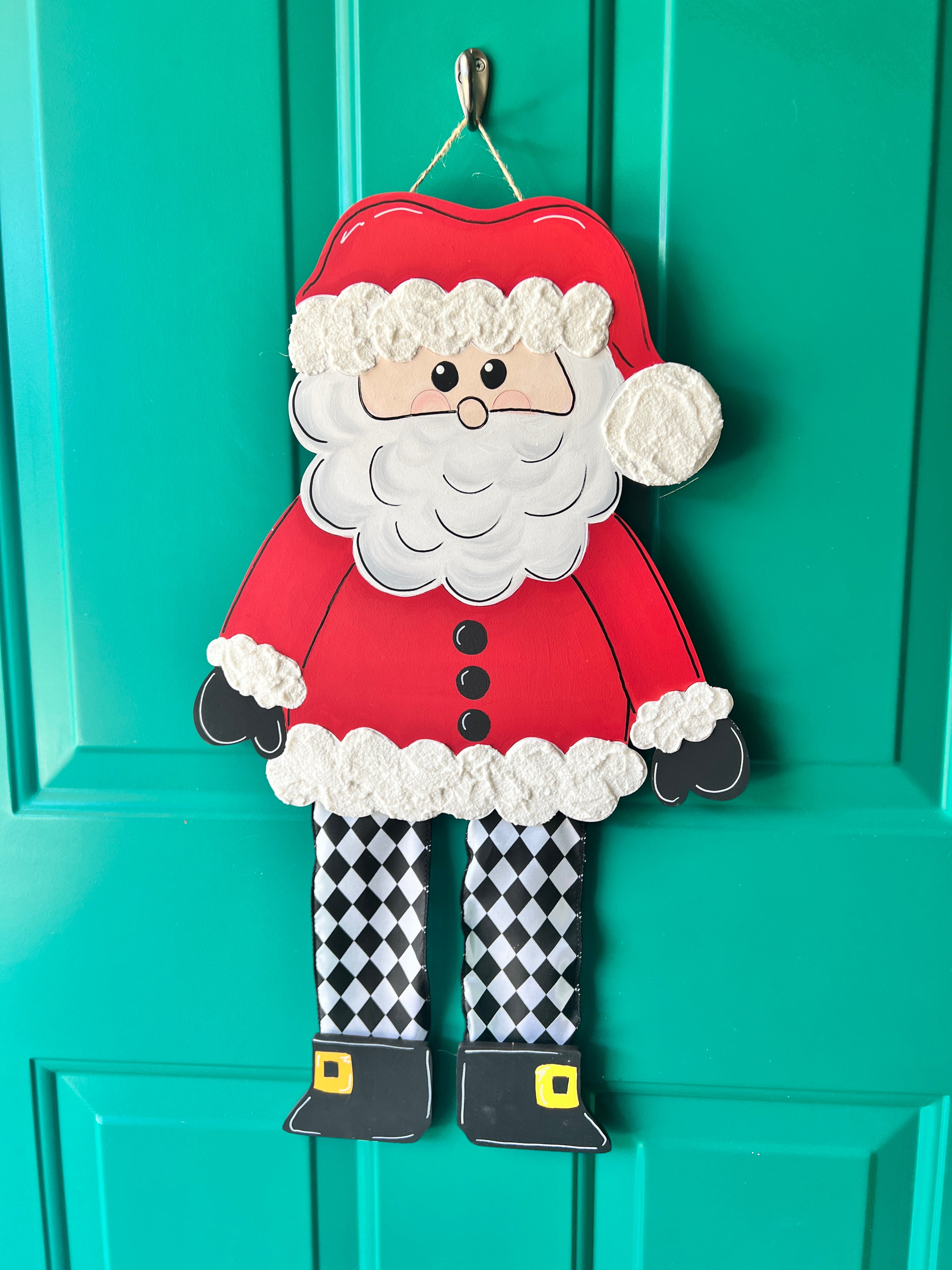 Santa Ribbon Legs Blank