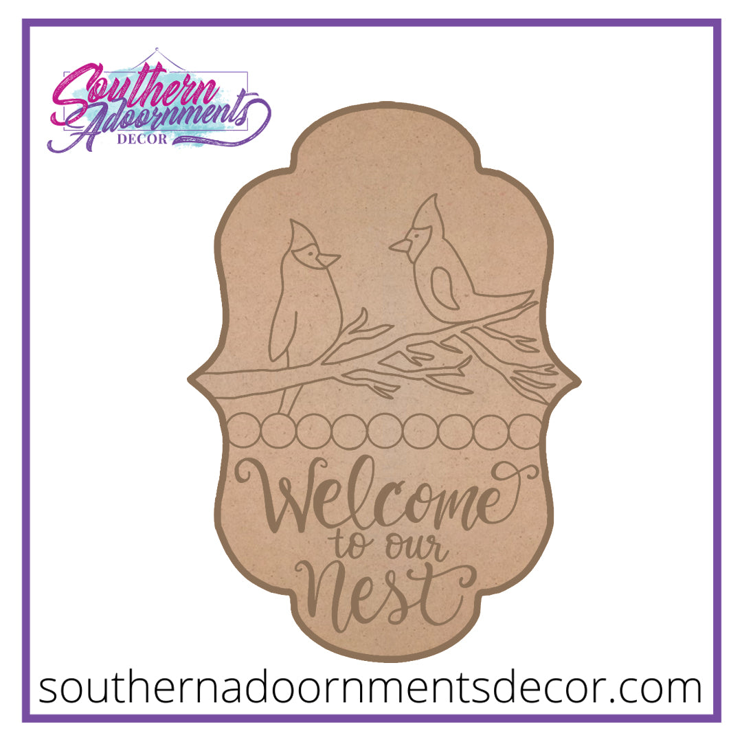 Cardinal Sign Wooden BLANK