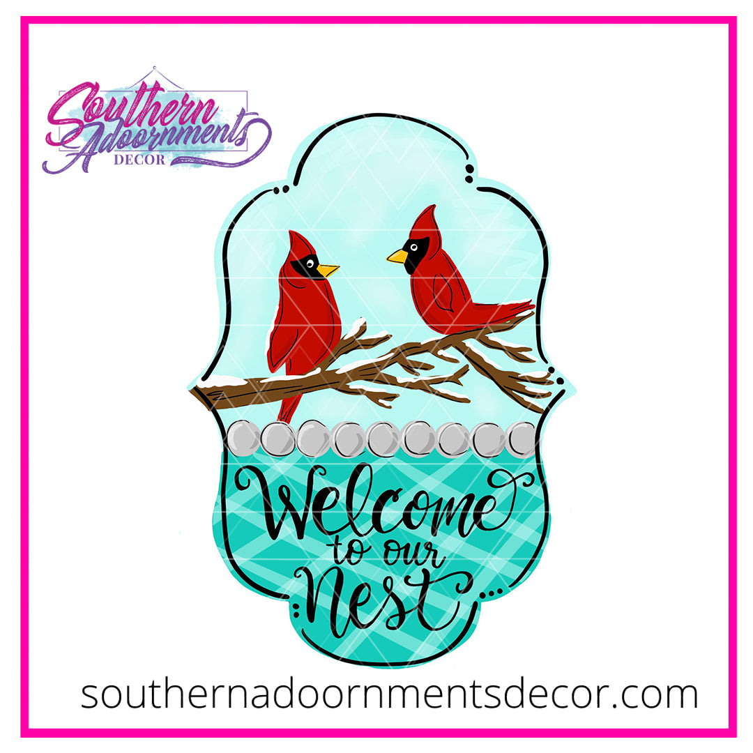 Cardinal Sign Wooden BLANK