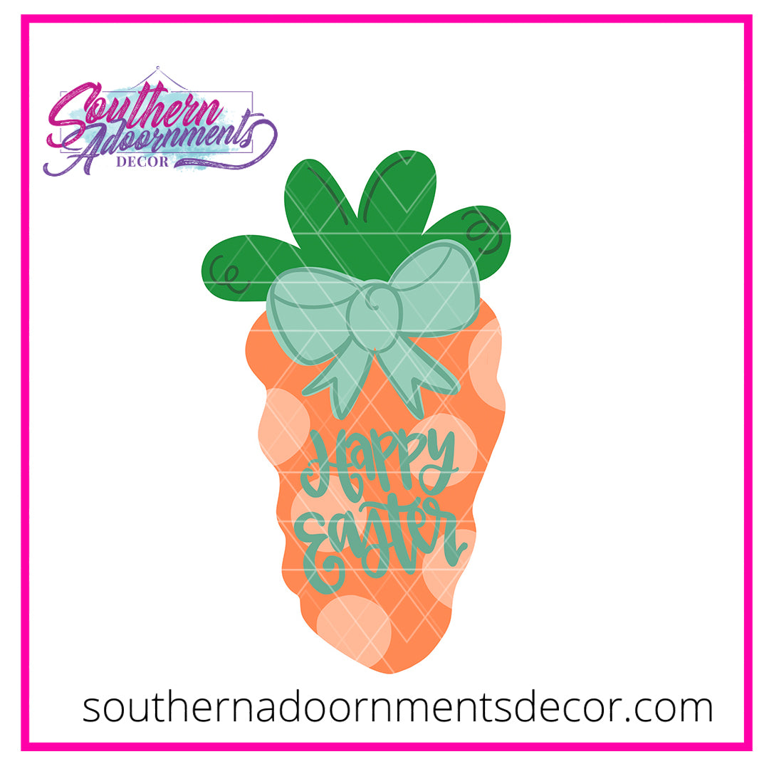Carrot with Bow Blank
