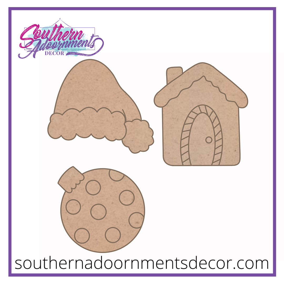 Christmas Attachment Bundle Blank