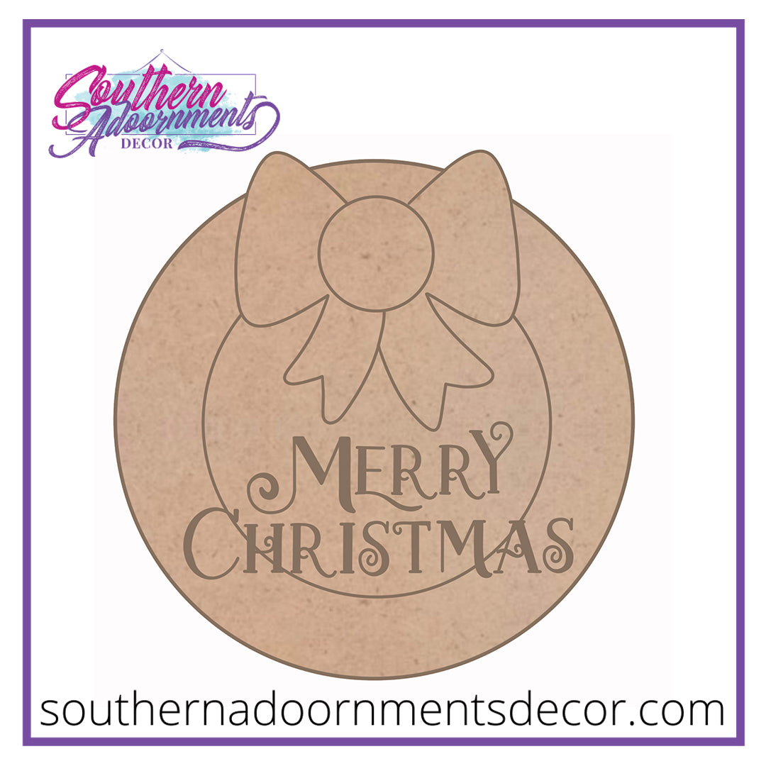 Christmas Wreath Blank