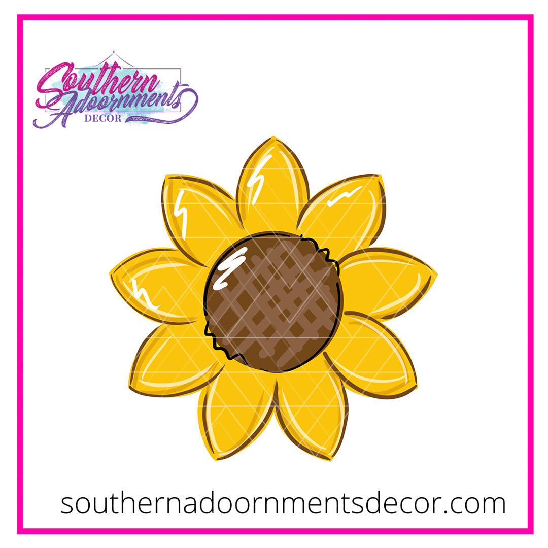 Sunflower Wooden Blank