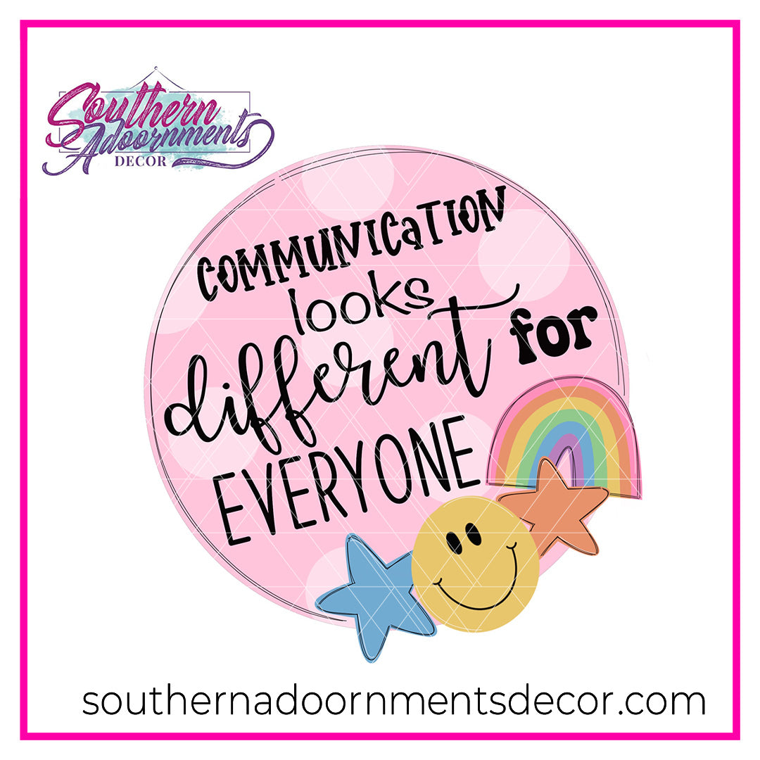 Communication Sign Blank