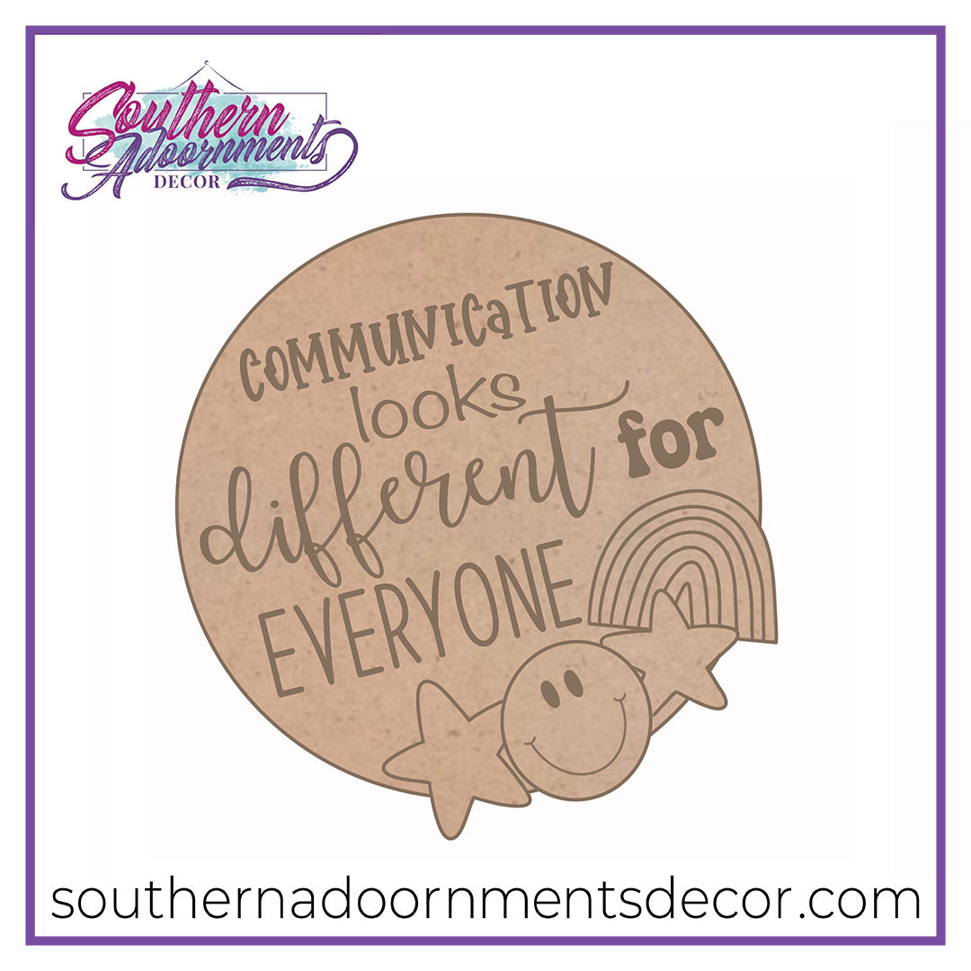 Communication Sign Blank