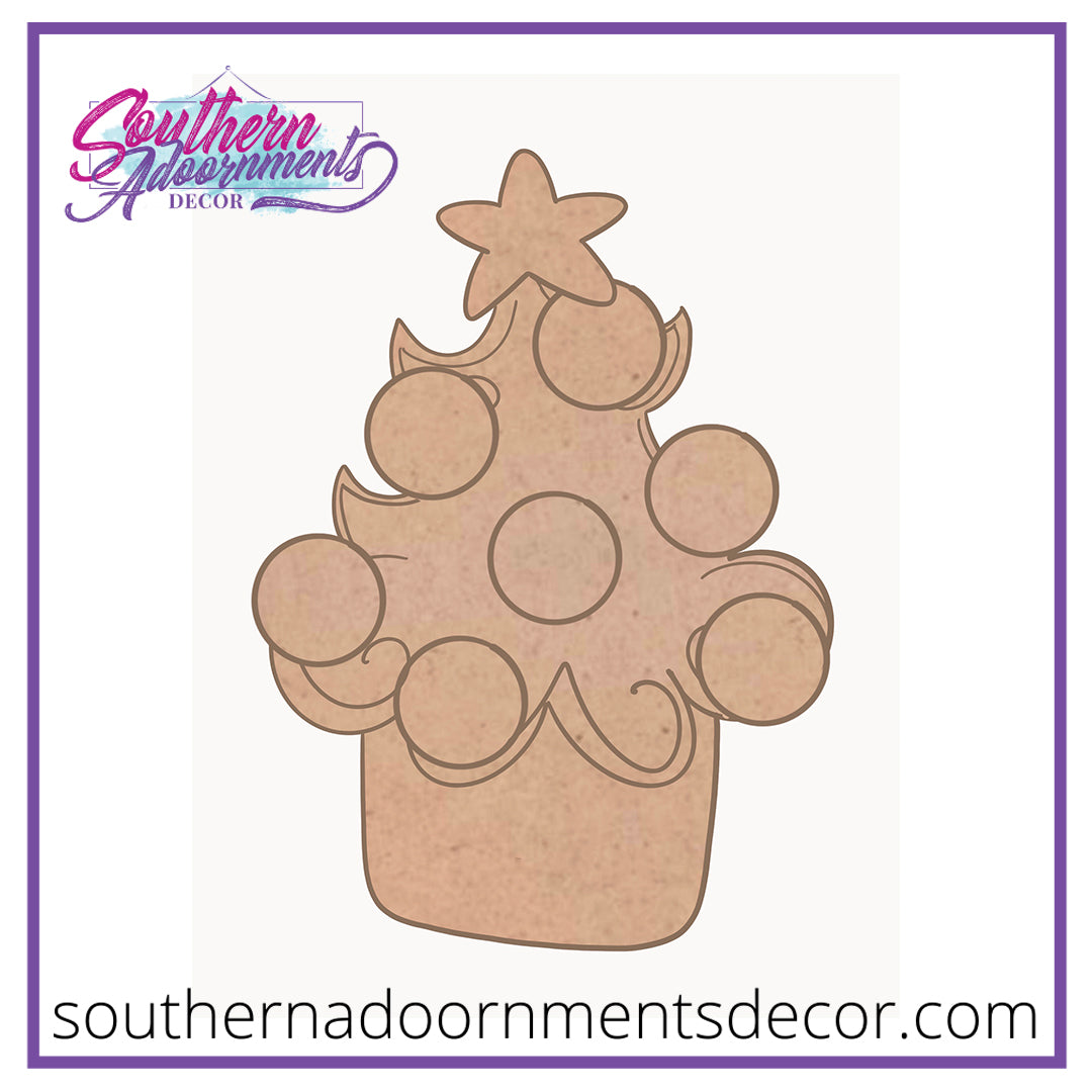 Cute Christmas Tree Blank