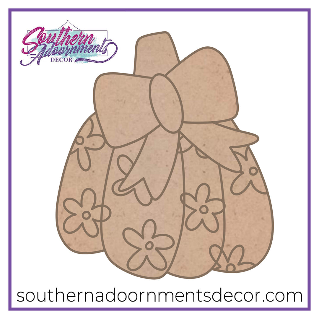 Daisy Pumpkin Blank