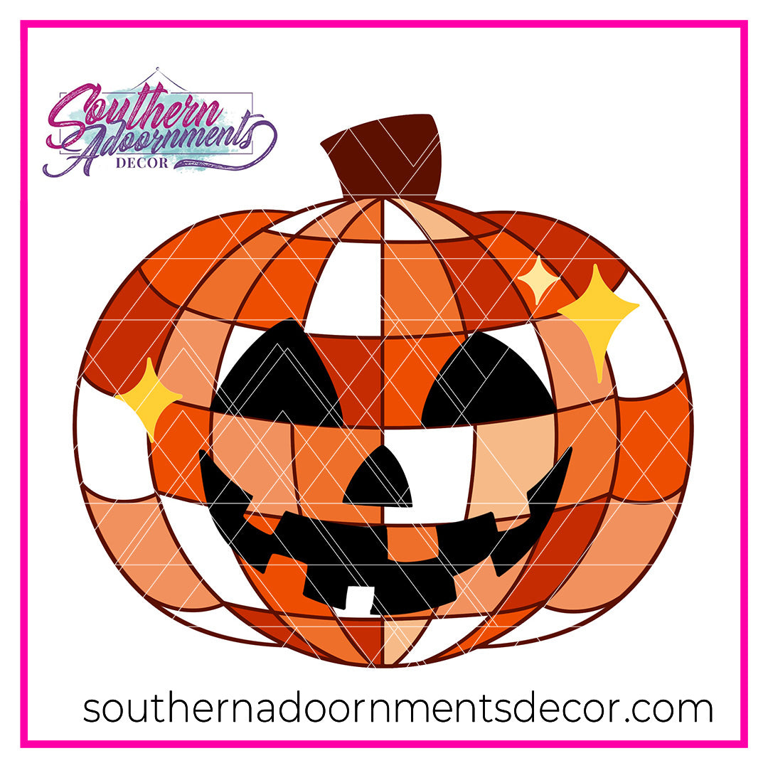 Disco Jack O' Lantern Blank