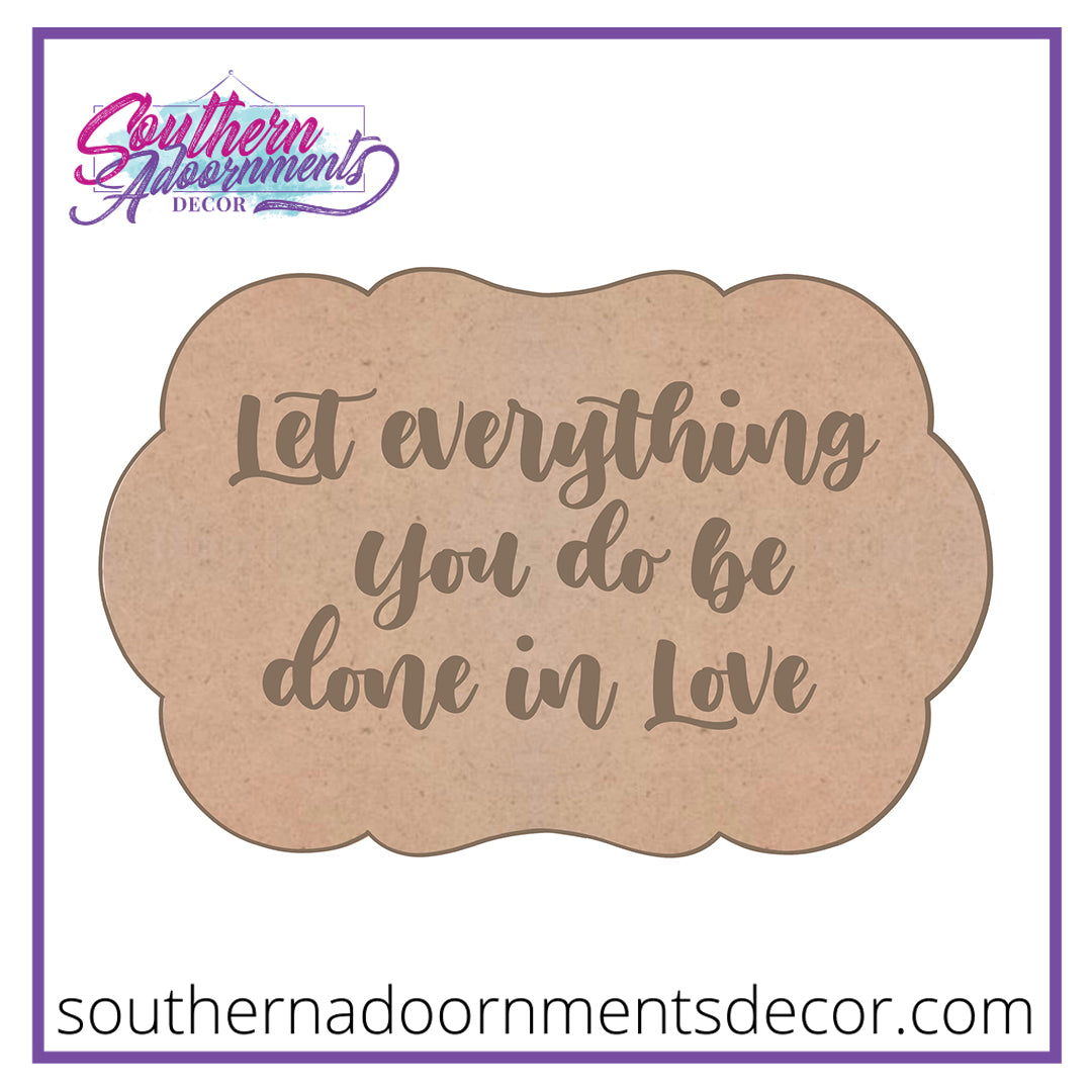 Done in Love Blank