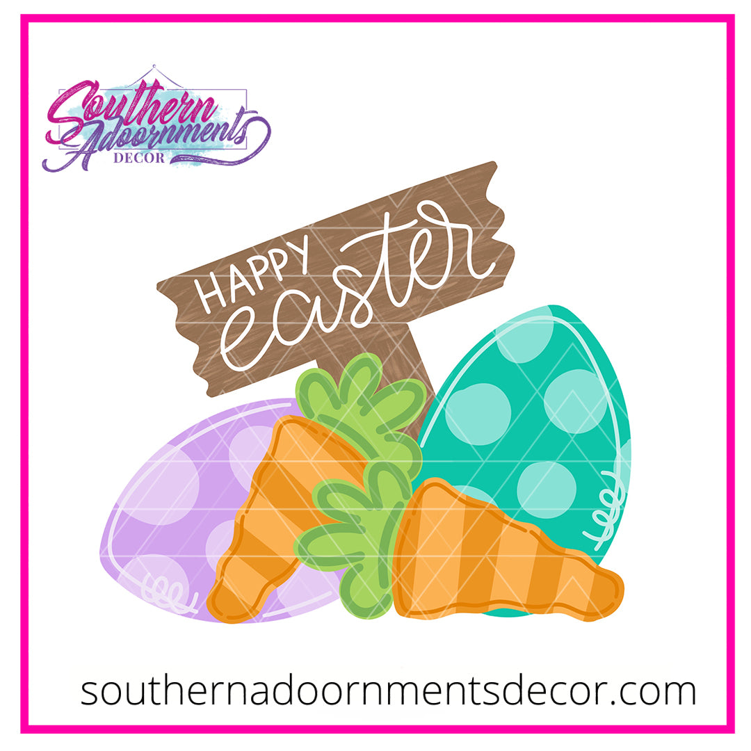 Easter Egg & Sign Blank