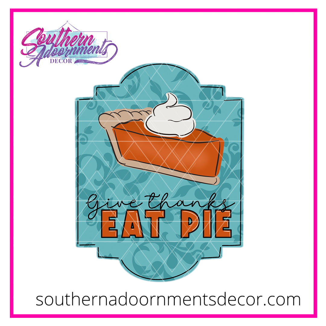 Eat Pie Blank
