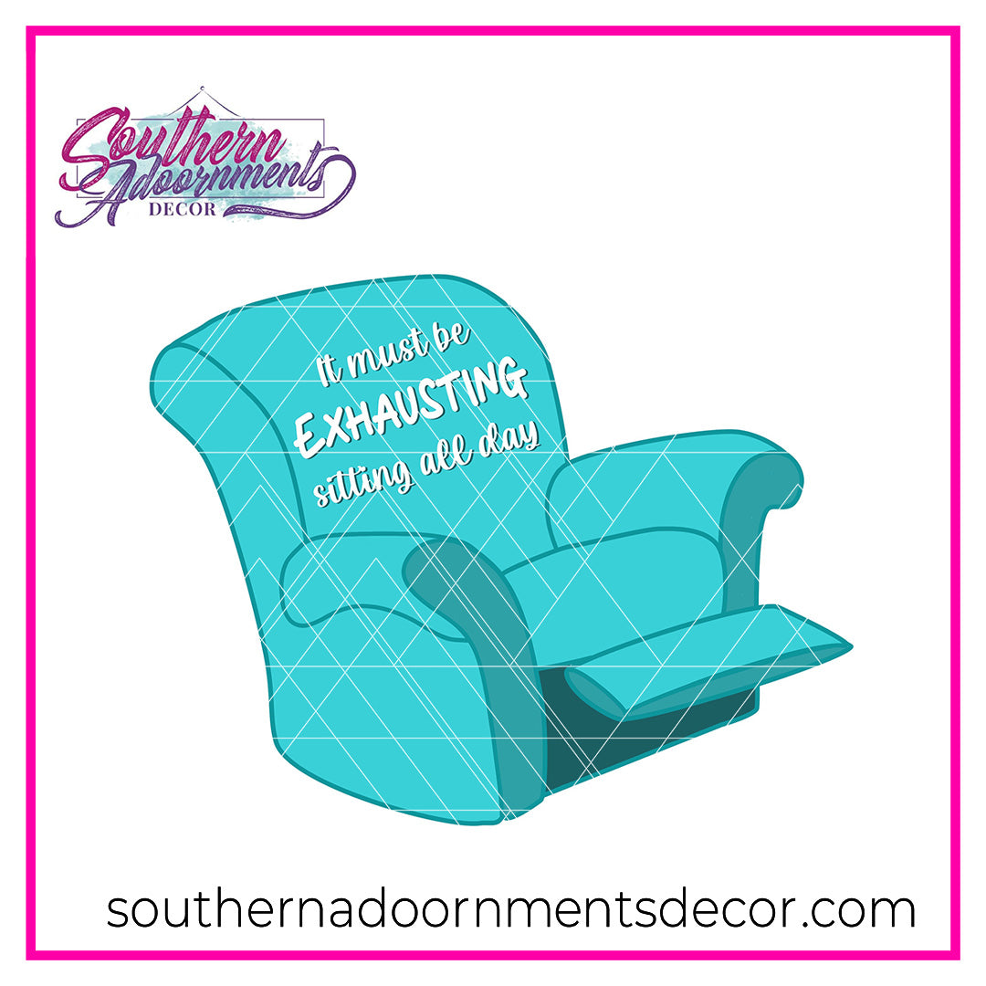 Exhausting Recliner Blank