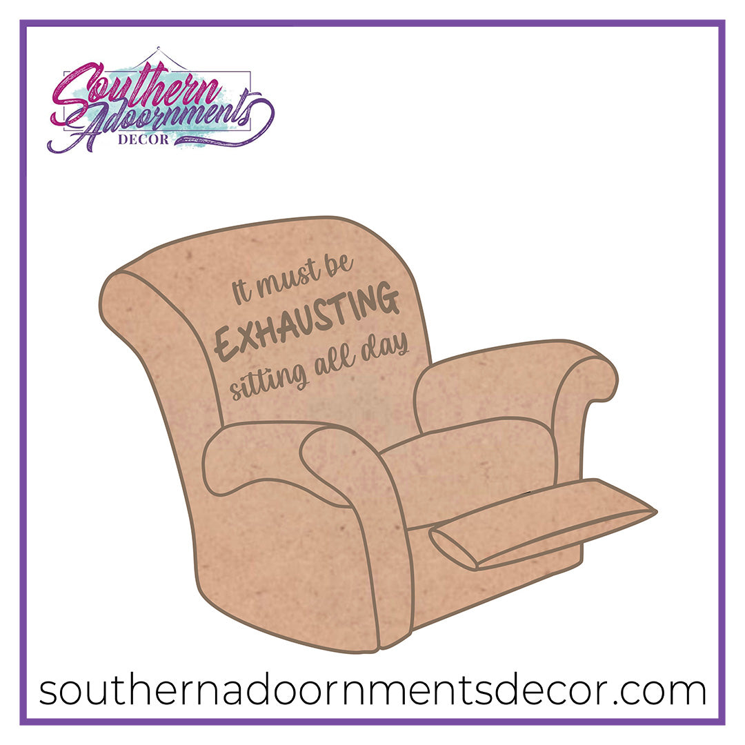 Exhausting Recliner Blank