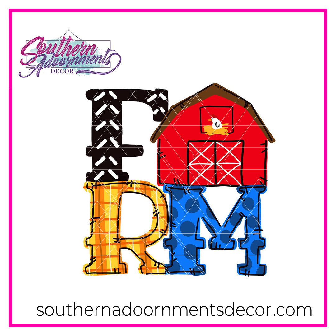 Farm Home Wood Cut Out Blank