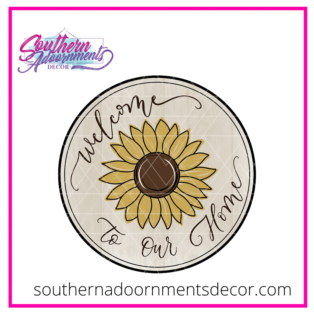 Farmhouse Sunflower Wood BLANK
