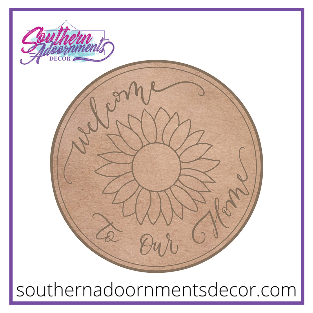 Farmhouse Sunflower Wood BLANK