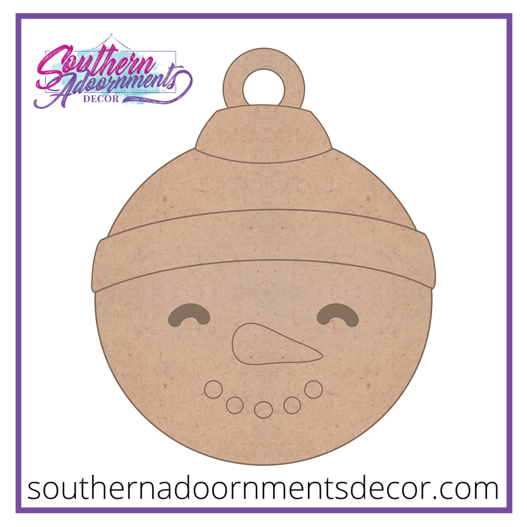 Frosty Ornament Blank