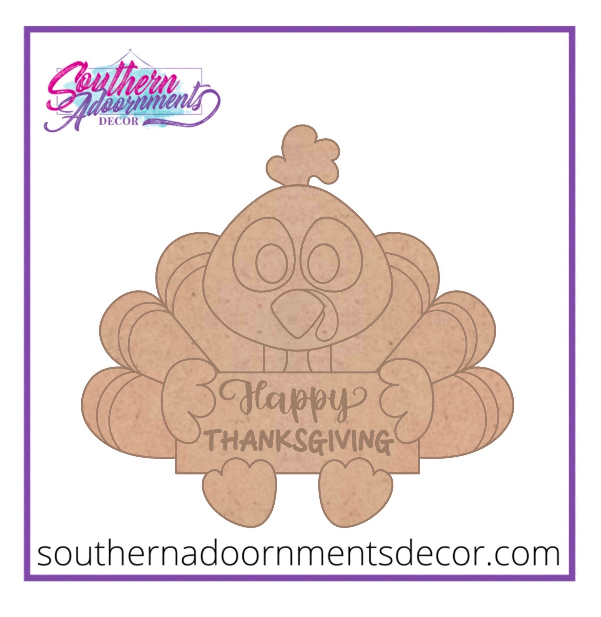 Cute Turkey Blank