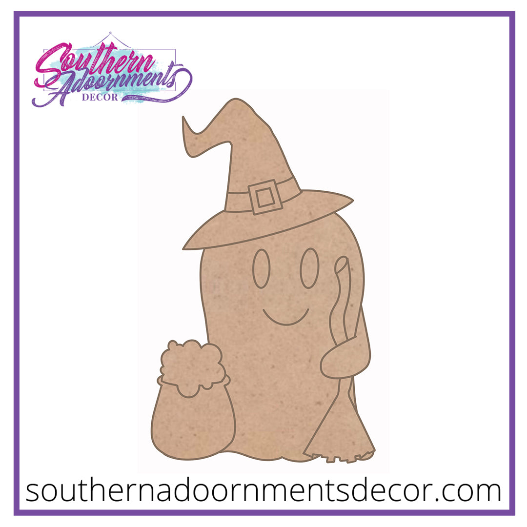 Ghostie Witch Blank