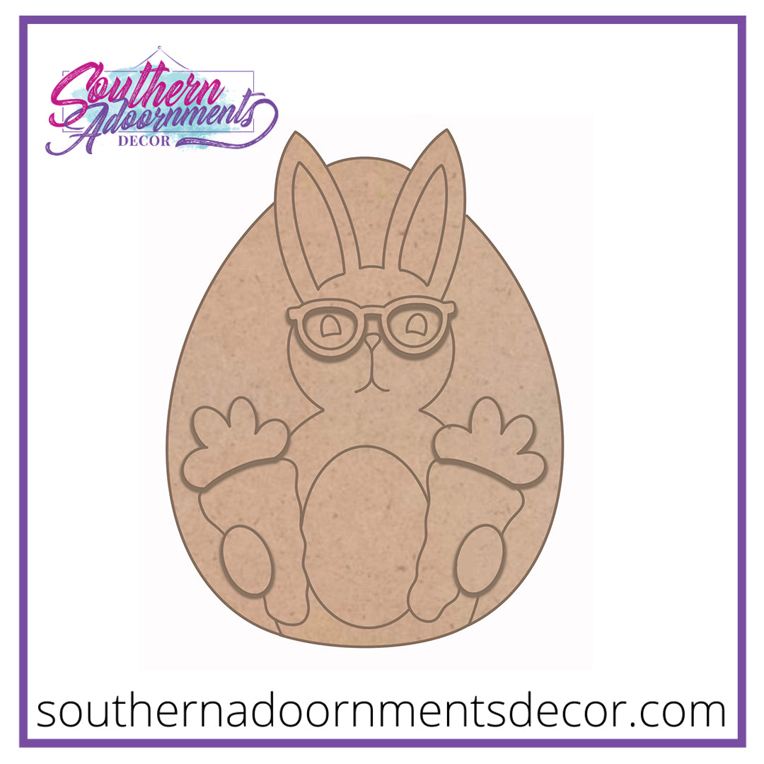 Glasses Bunny Blank