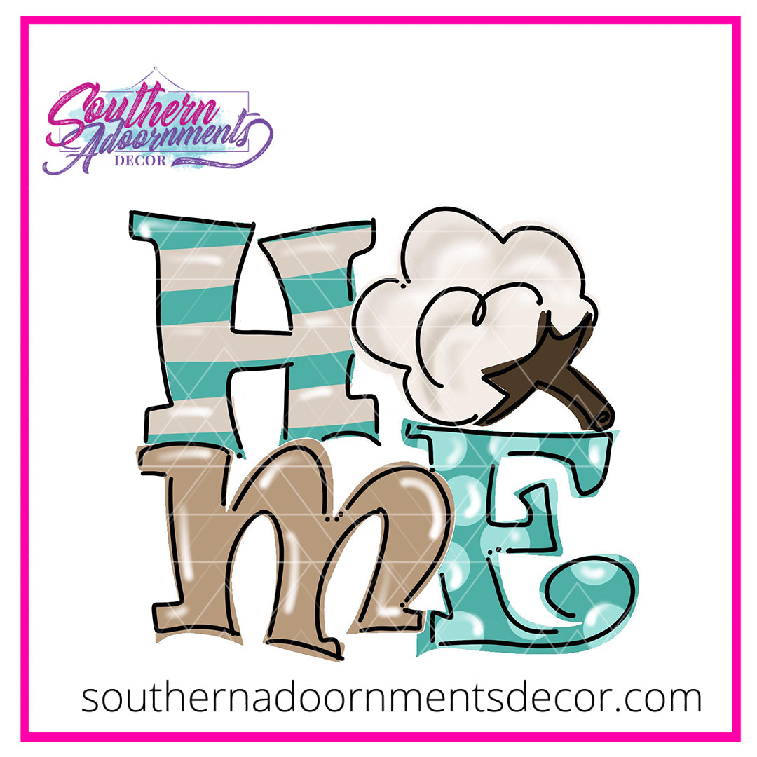 HOME Cotton Wooden Blank