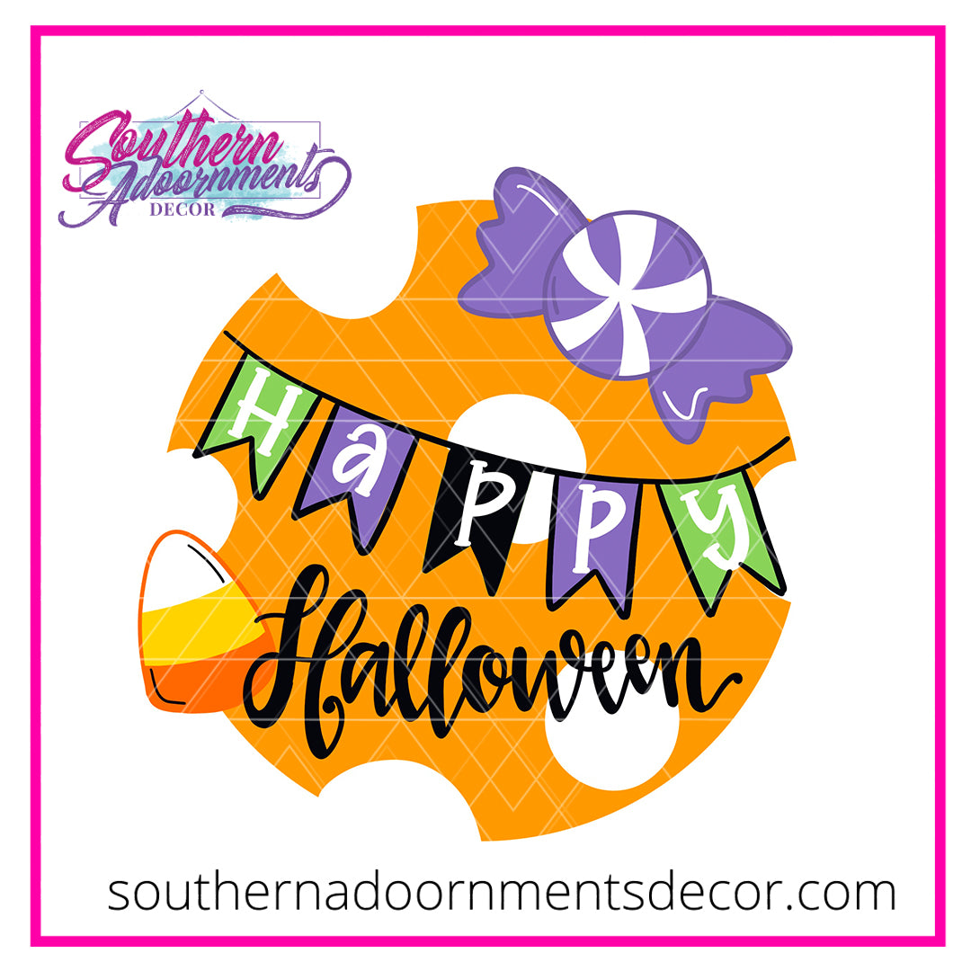 Halloween Candy Round Blank