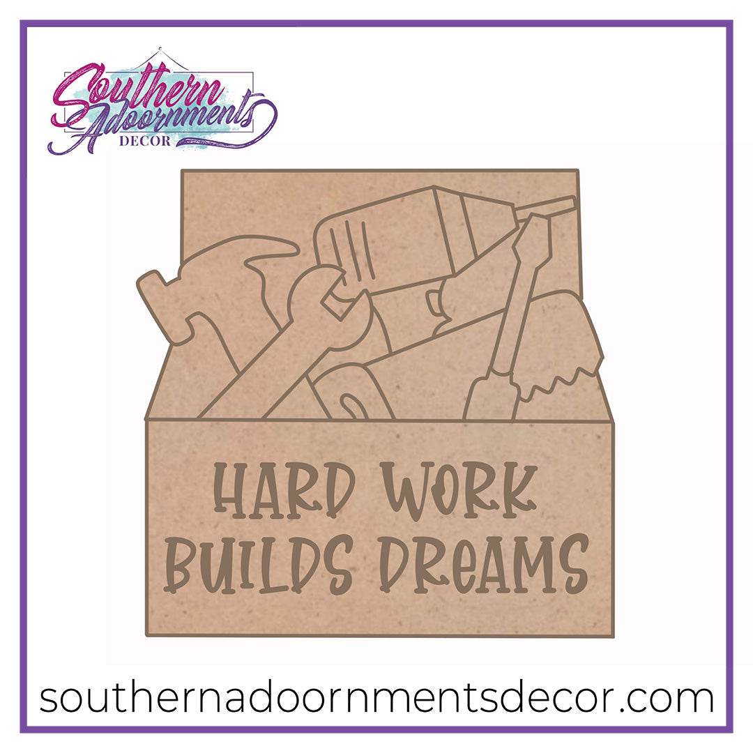 Hard Work Builds Dreams Blank