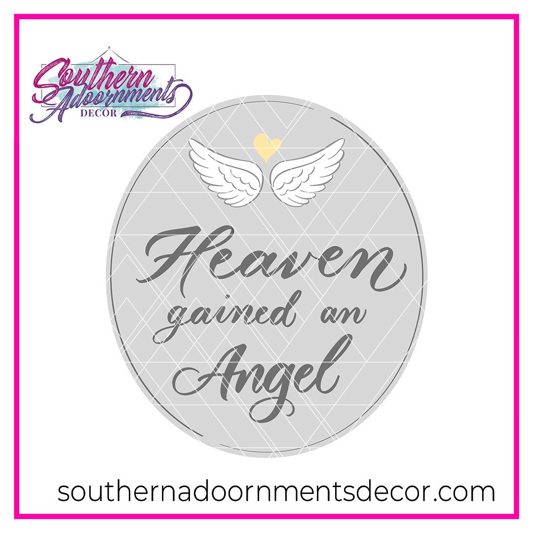 Heaven Gained an Angel Blank