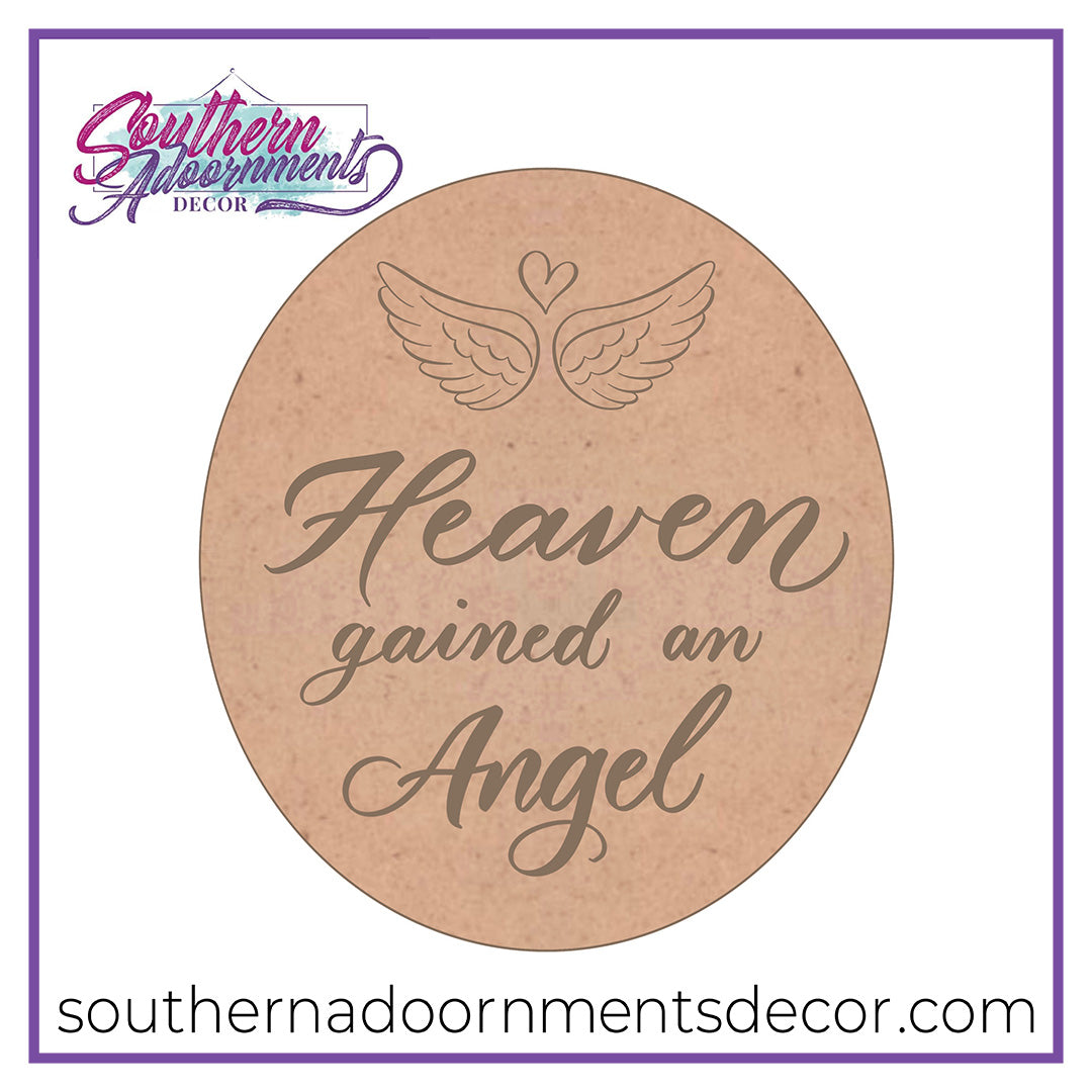 Heaven Gained an Angel Blank
