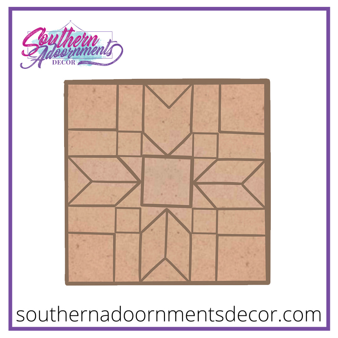 Holiday Quilt Block Blank