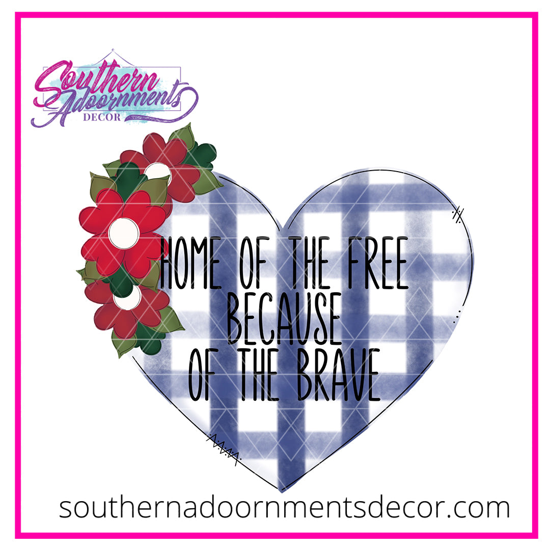 Home of the Free Wooden Blank
