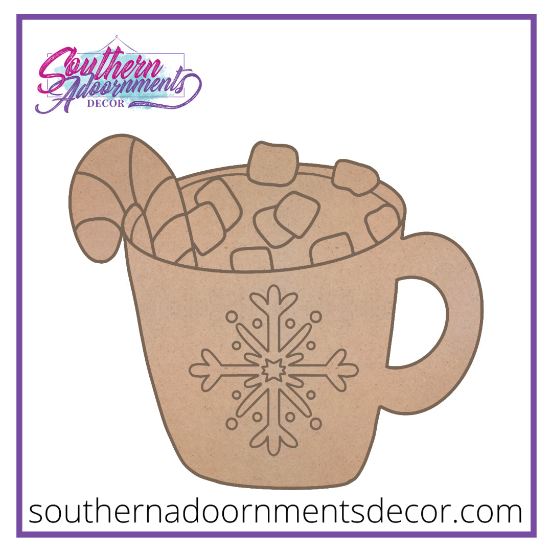 Hot Chocolate Wooden Blank