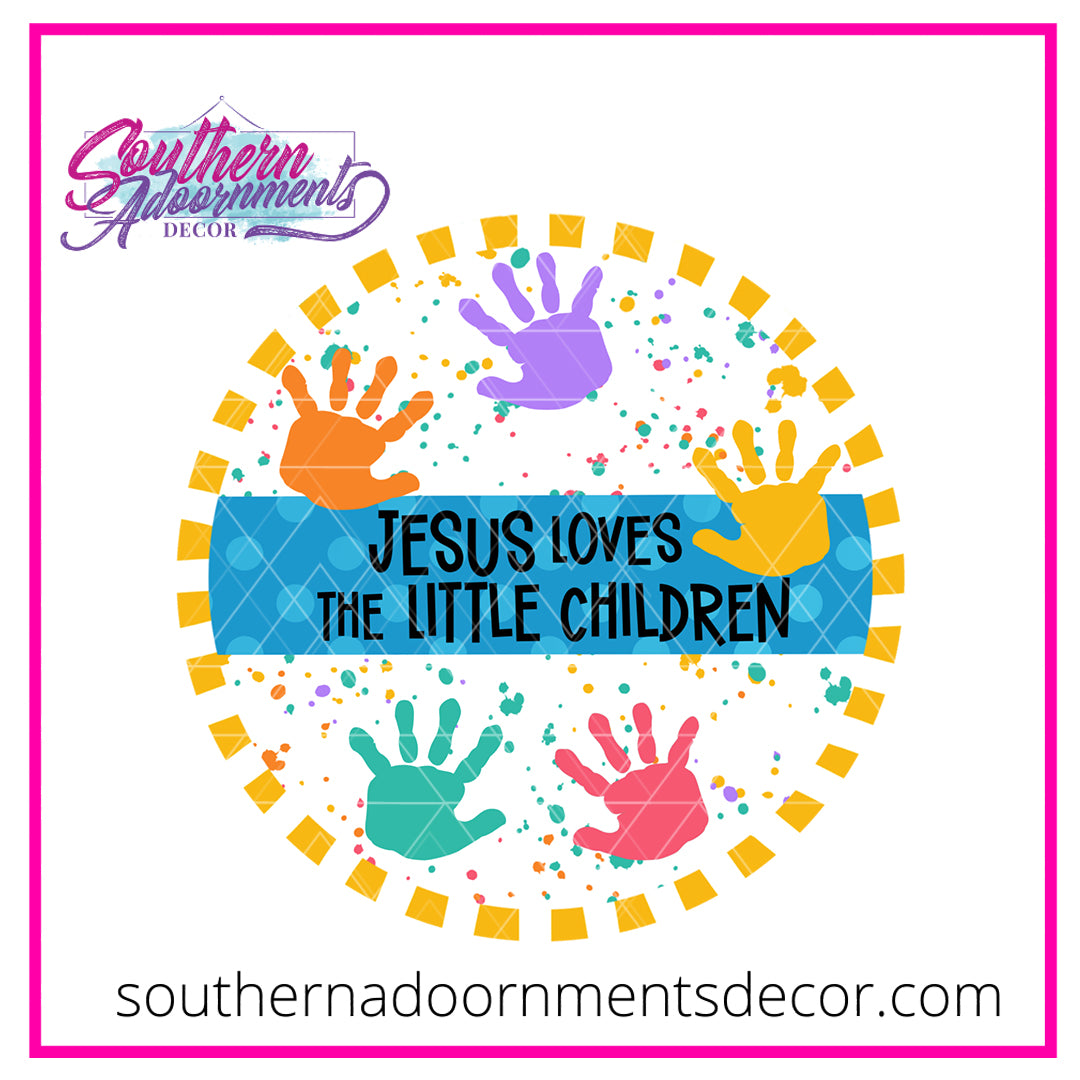 Jesus Little Children Blank