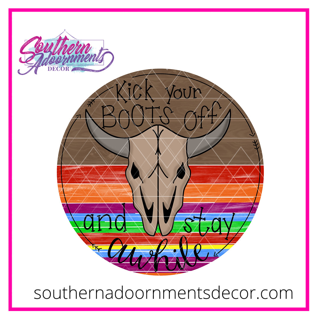 Kick Your Boots Off Blank