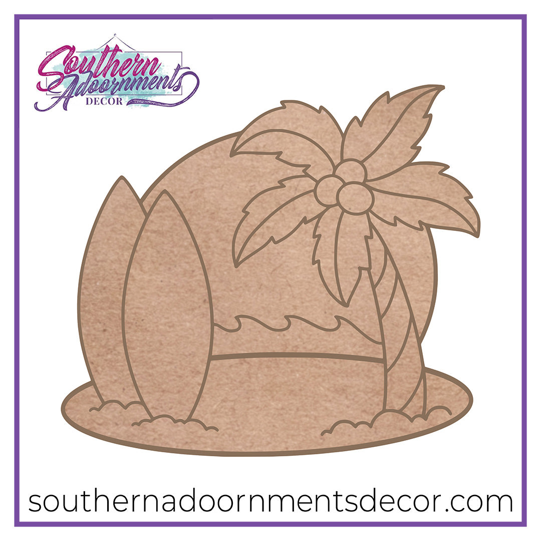 Life's a Beach Wooden Blank