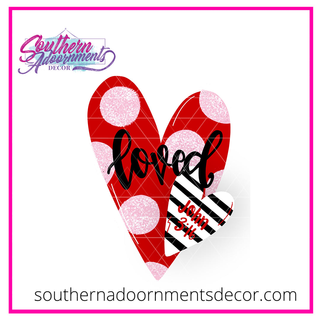Loved Heart Blank
