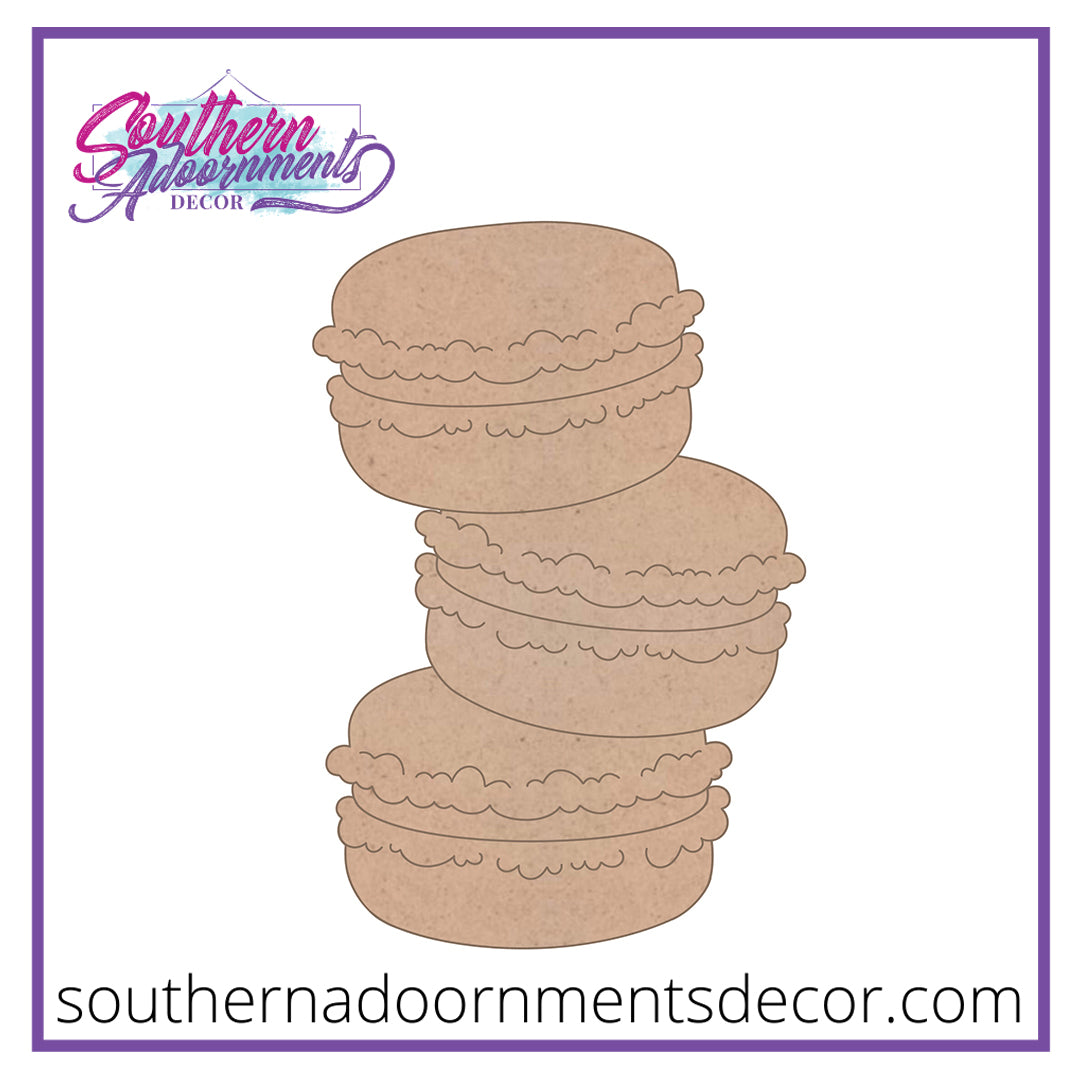 Macaroon Trio Blank