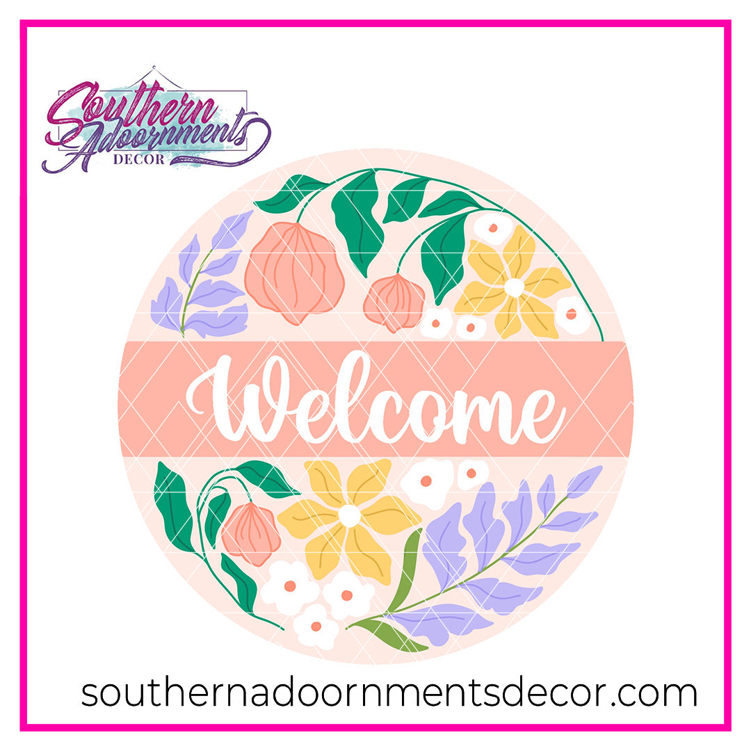 Mod Botanical Welcome Blank