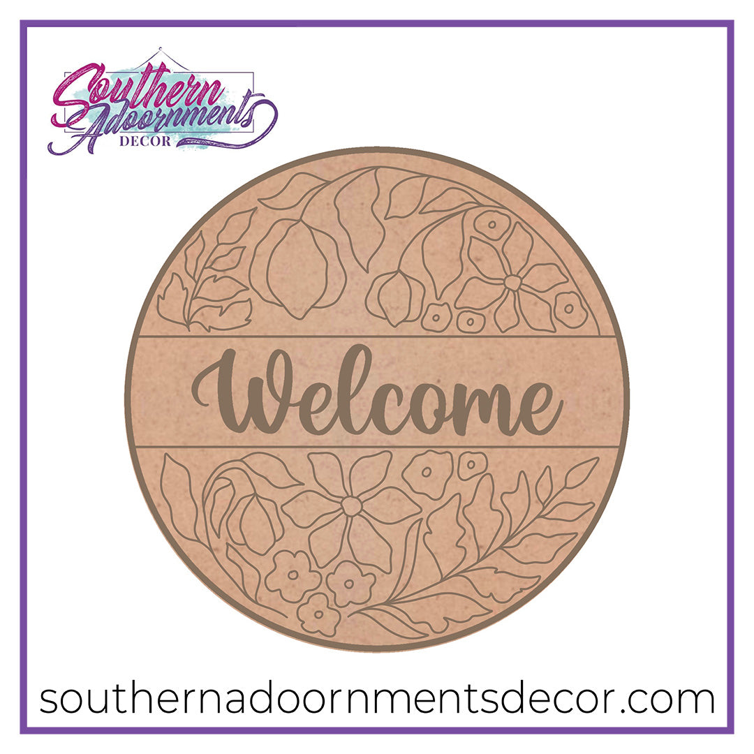 Mod Botanical Welcome Blank
