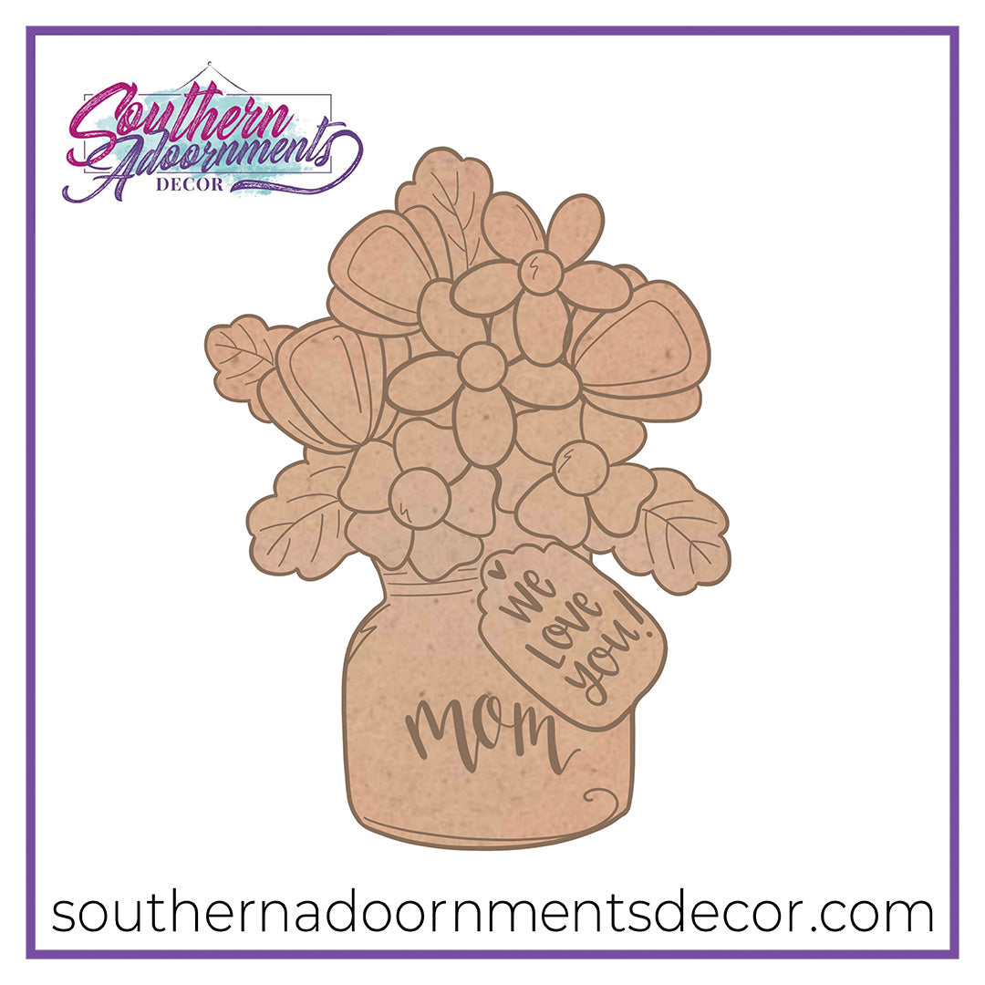Mom's Bouquet Blank
